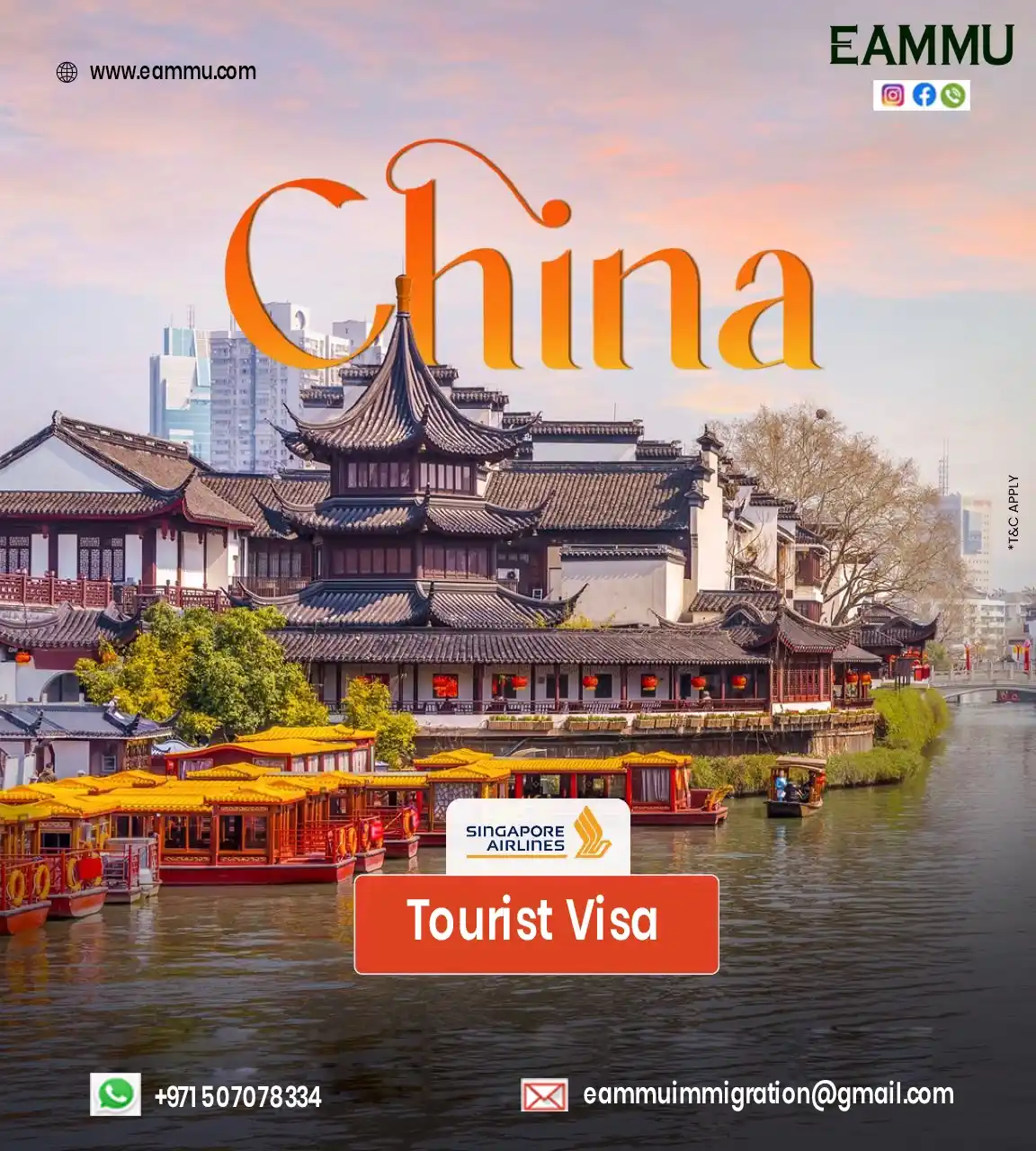 China business and tourist visa processing center in Dhaka